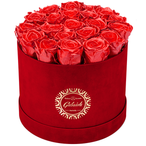 Luxury Big Round Velvet  bouquet wit more than 27 Roses